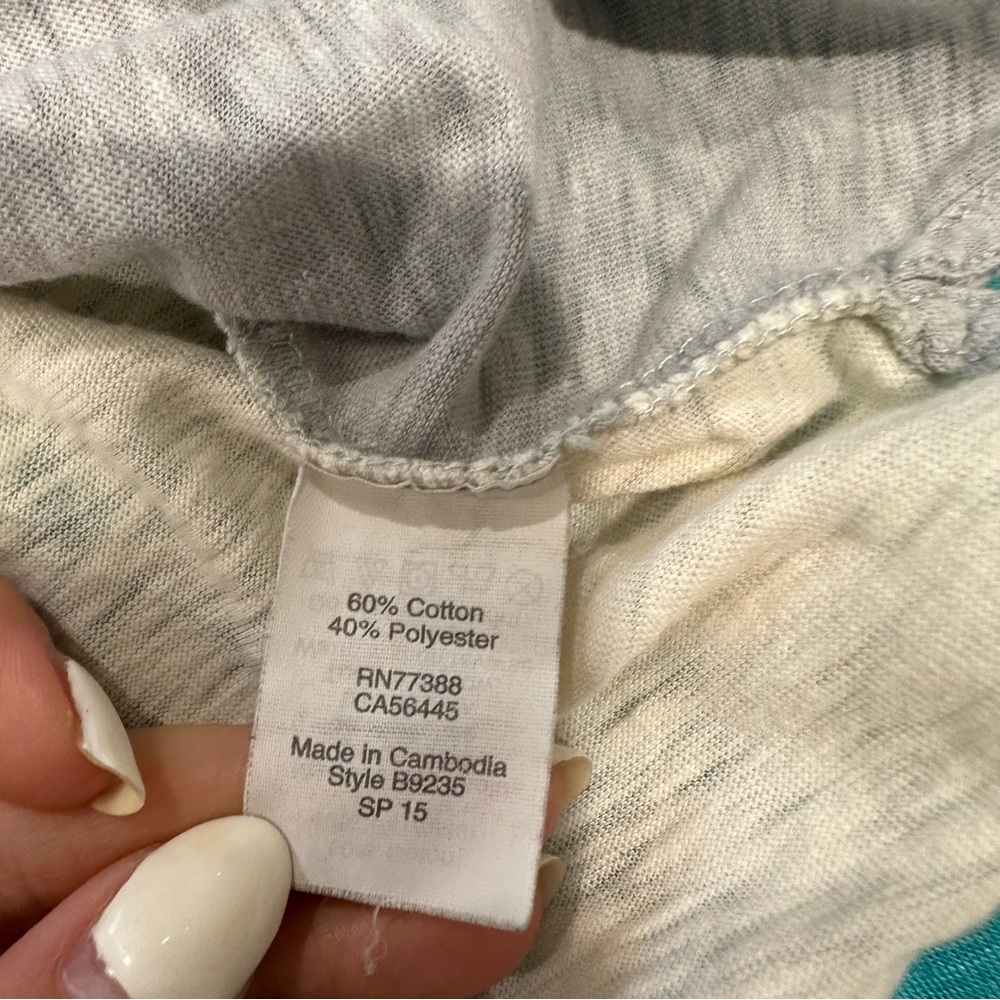 J. Crew women’s baseball tee grey and white heather size small - Picture 8 of 8